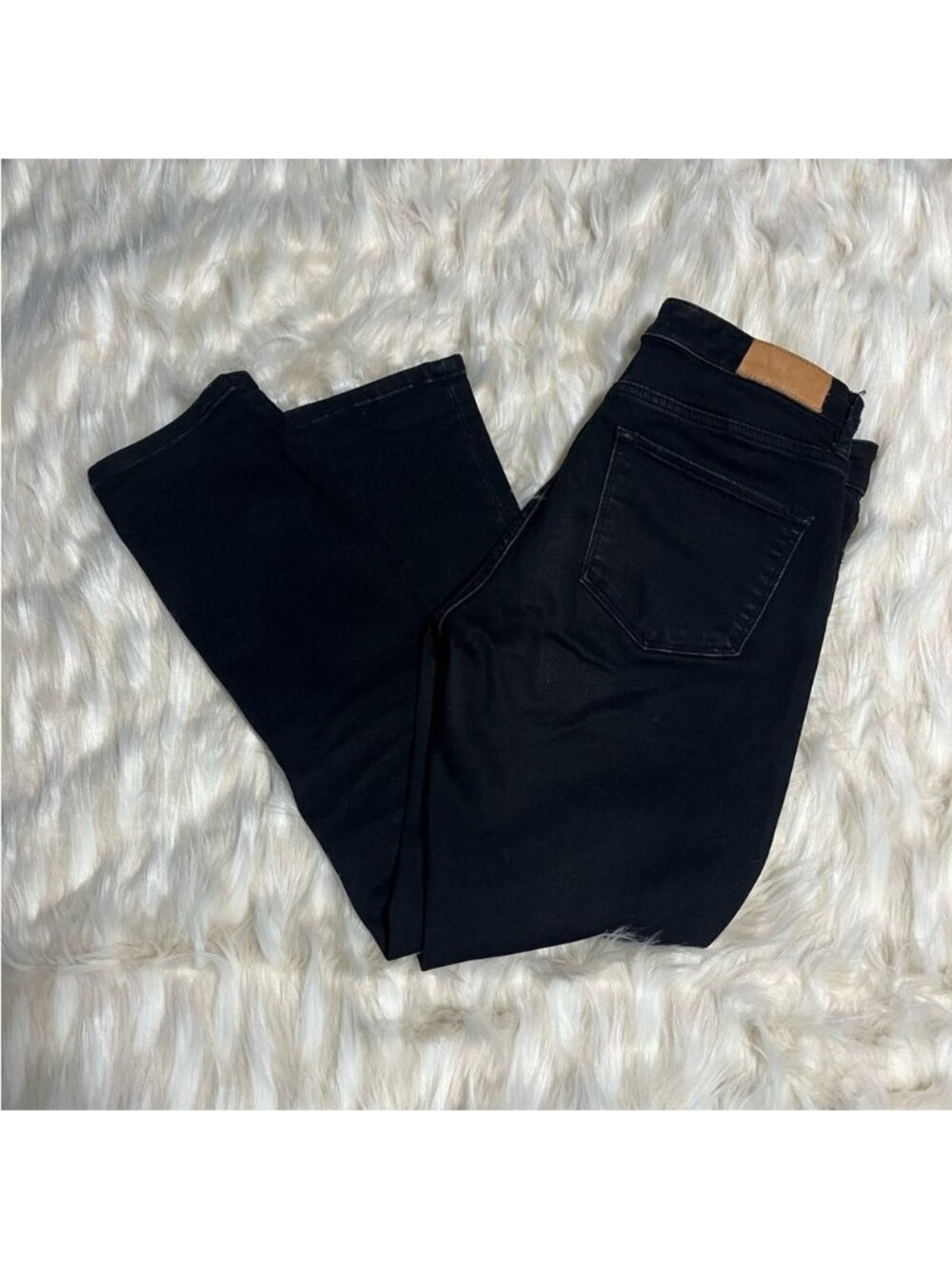 Dear John Blaire Straight Jeans Women's 28x27 High Rise Straight Leg Black